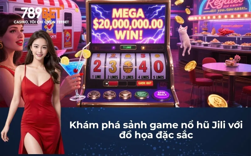 Khám phá sảnh game nổ hũ Jili với đồ họa đặc sắc